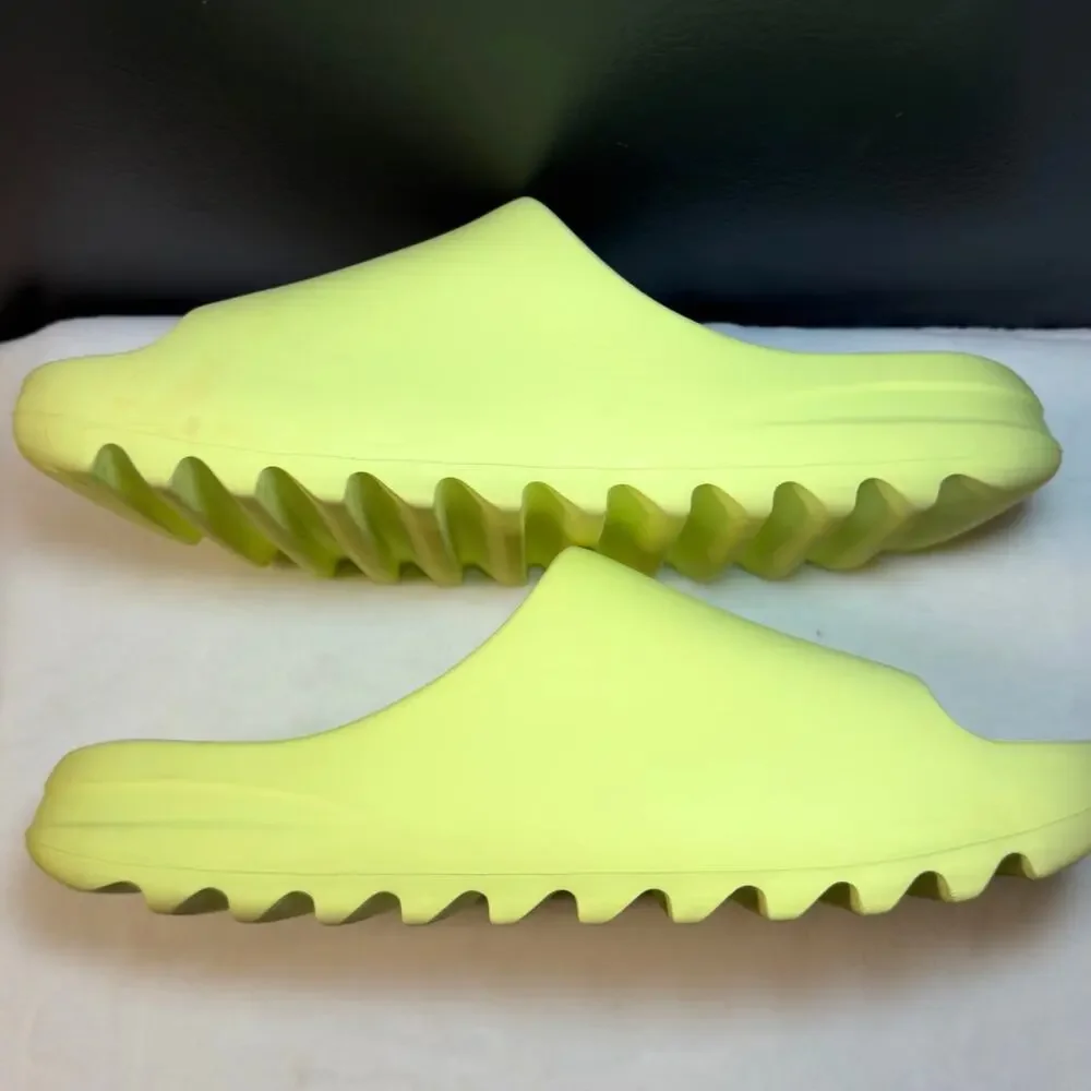 adidas Yeezy Slides “Glow Green” (2021) – GX6138 | 12M